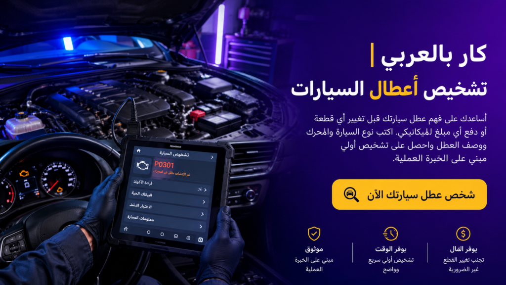 تشخيص أعطال السيارات